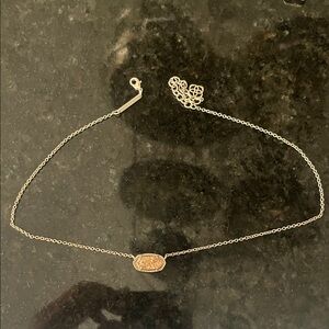 Kendra Scott Elegant Rose Gold Pendant Necklace